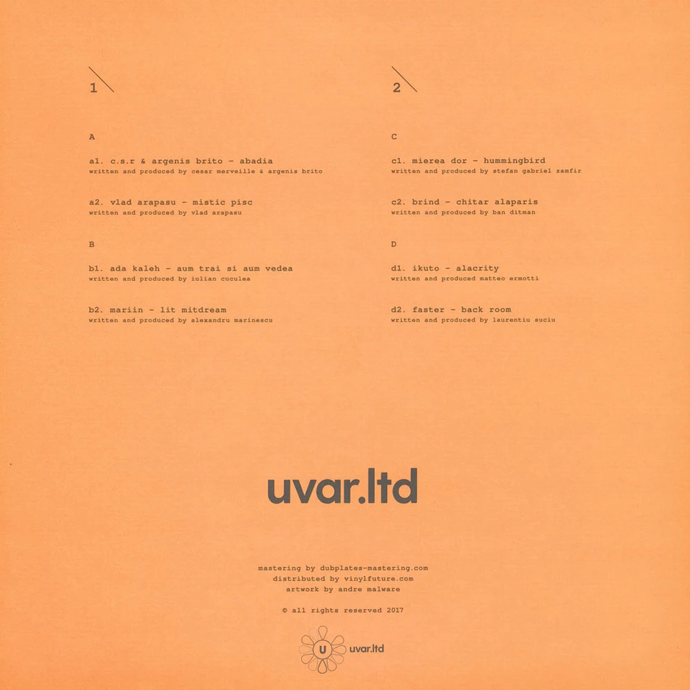 V.A. - Uvar Limited 001