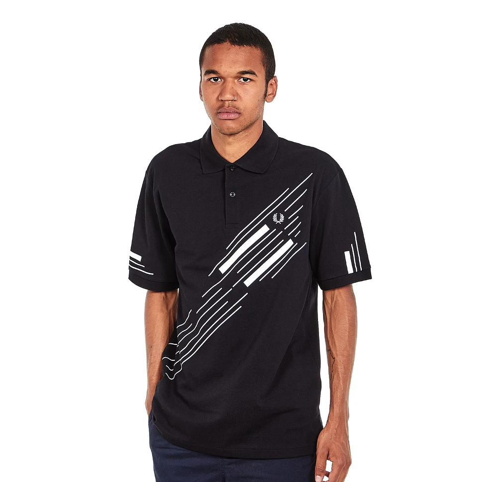 Fred Perry - Abstract Graphic Pique Shirt