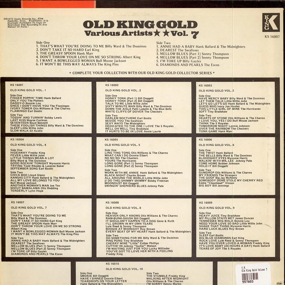 V.A. - Old King Gold Volume 7
