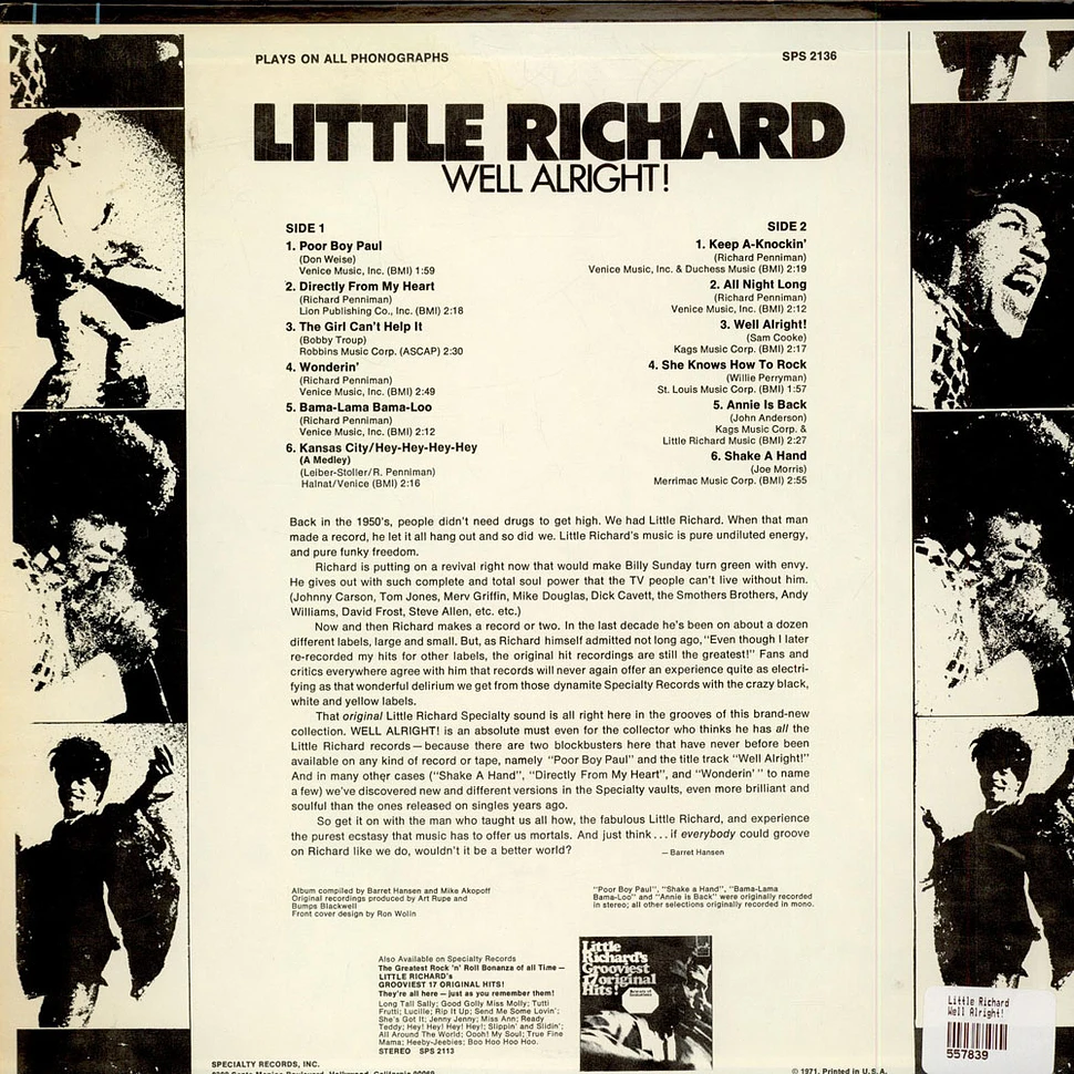 Little Richard - Well Alright!