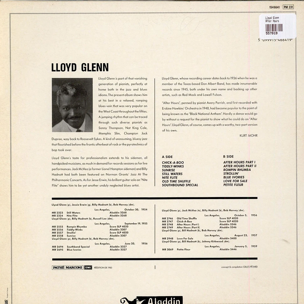 Lloyd Glenn - After Hours