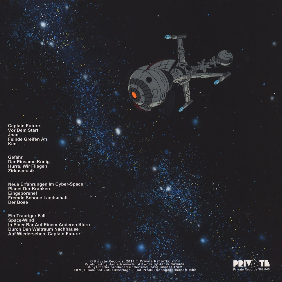 Christian Bruhn - OST Captain Future Black Vinyl Edition