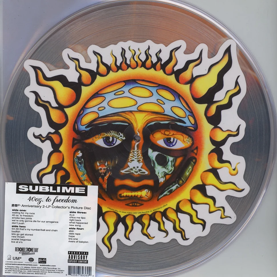 Sublime - 40oz To Freedom Picture Disc Edition