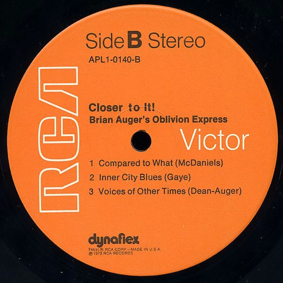 Brian Auger's Oblivion Express - Closer To It!