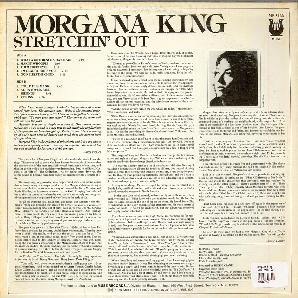 Morgana King - Stretchin' Out