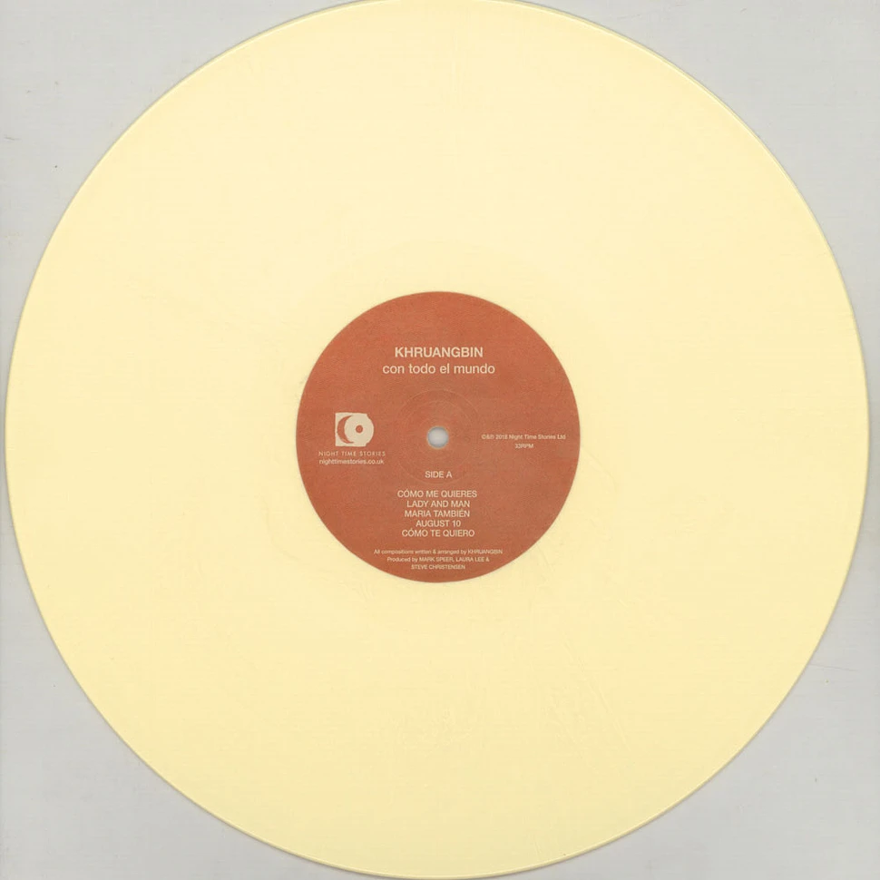 Khruangbin - Con Todo El Mundo White Vinyl Edition
