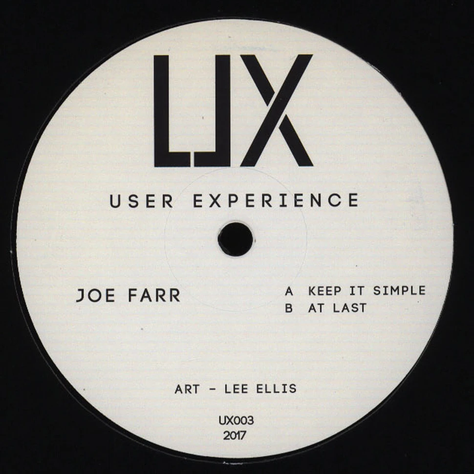Joe Farr - UX003
