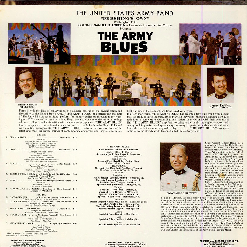 United States Army Band,The - The Army Blues