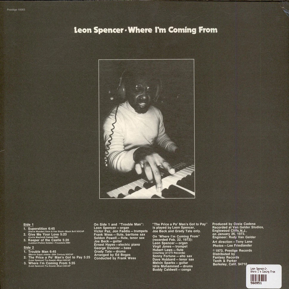 Leon Spencer, Jr. - Where I'm Coming From