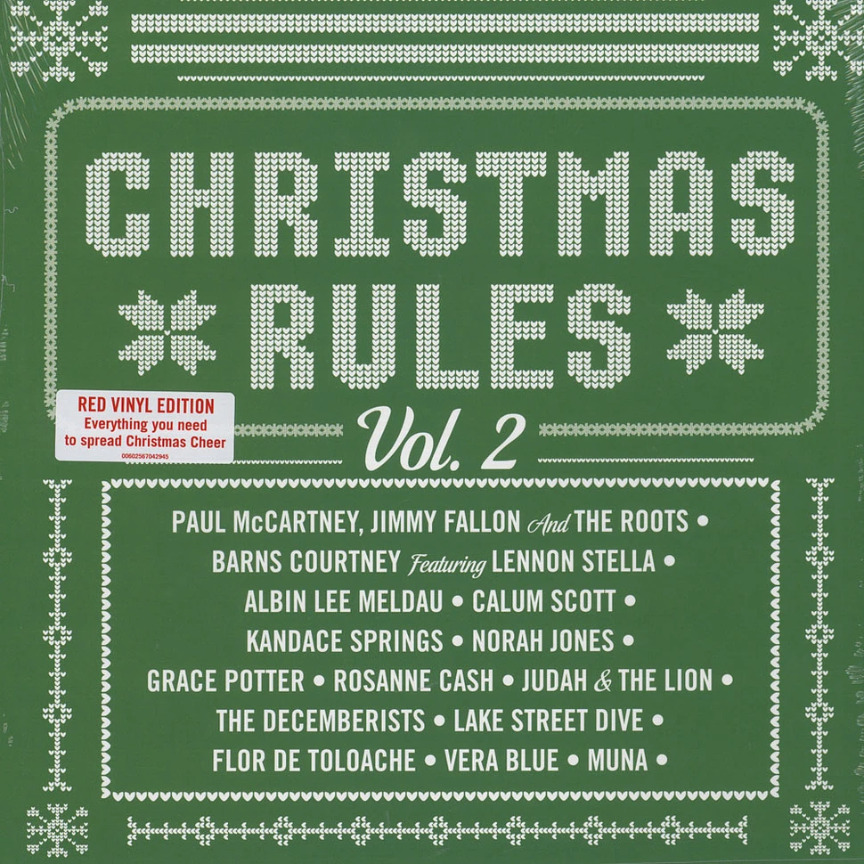 V.A. - Christmas Rules Volume 2 Red Vinyl Edition