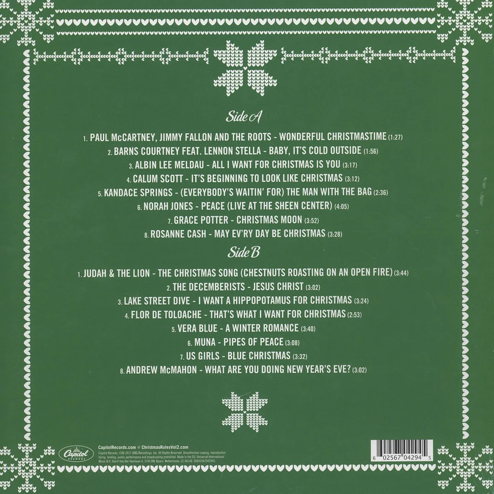 V.A. - Christmas Rules Volume 2 Red Vinyl Edition
