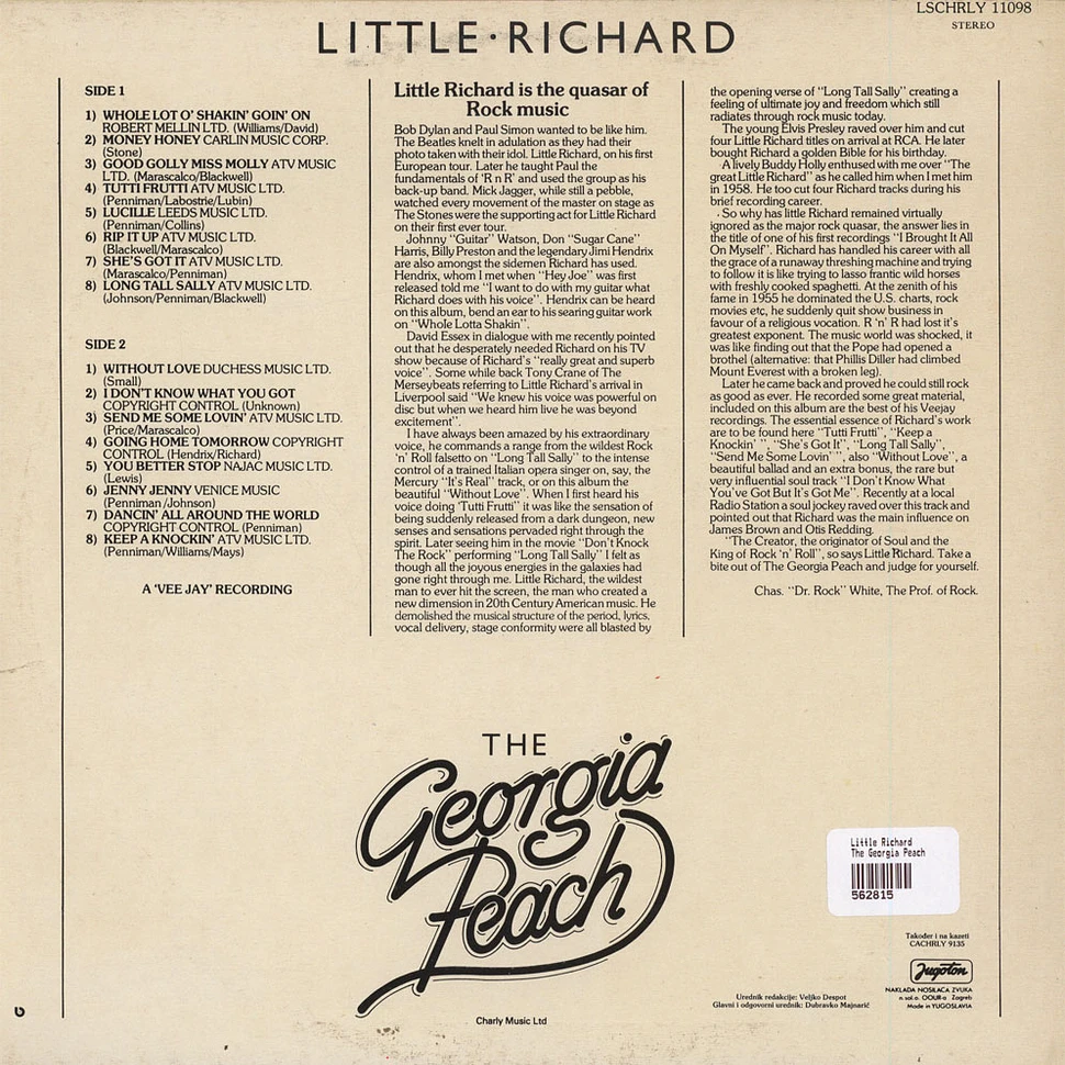 Little Richard - The Georgia Peach