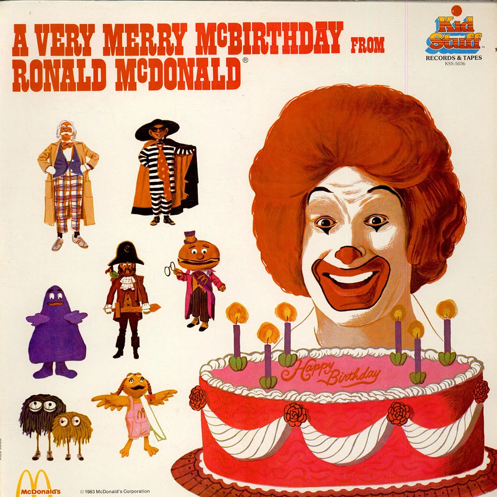 Unknown Artist - A Very Merry McBirthday From Ronald McDonald