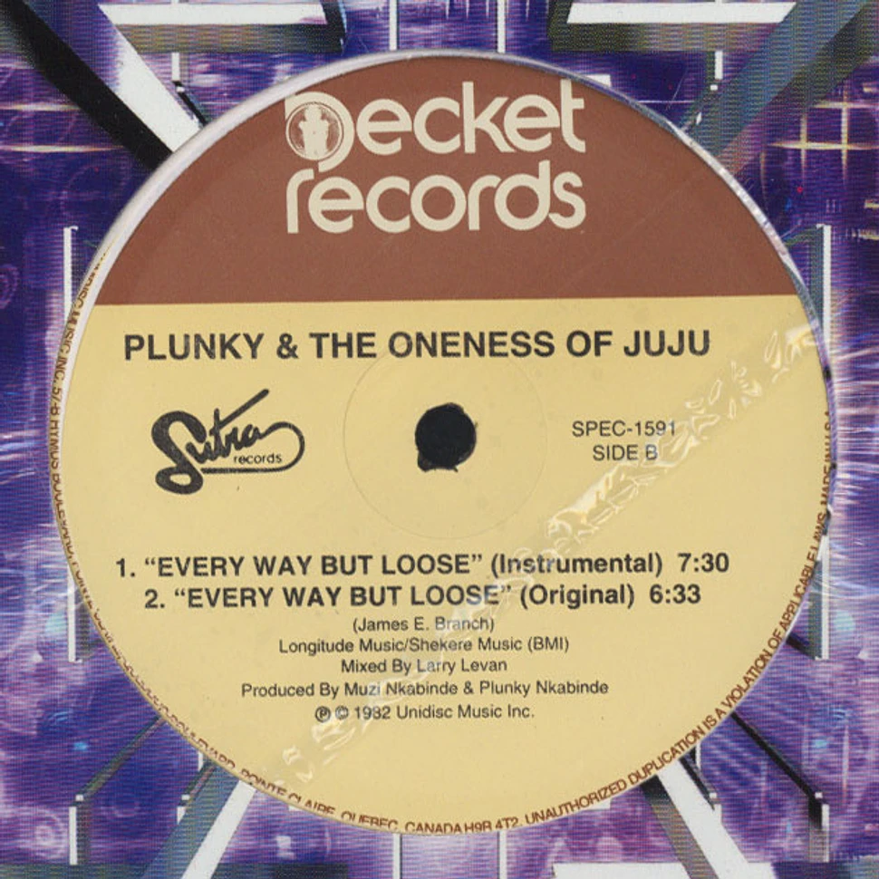 Oneness Of Juju - Every Way But Loose/Every Way But Loose