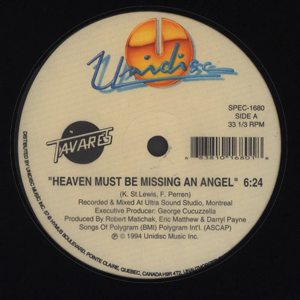 Tavares - Heaven Must Be Missing An Angel / More Than A Woman