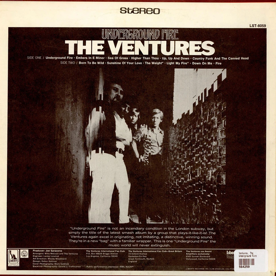 The Ventures - Underground Fire