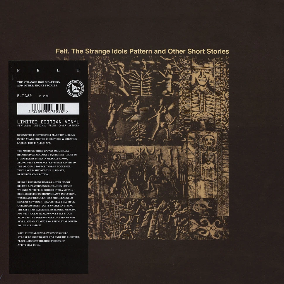 Felt The Splendour Of Fear Vinyl LP 1984 UK Reissue HHV