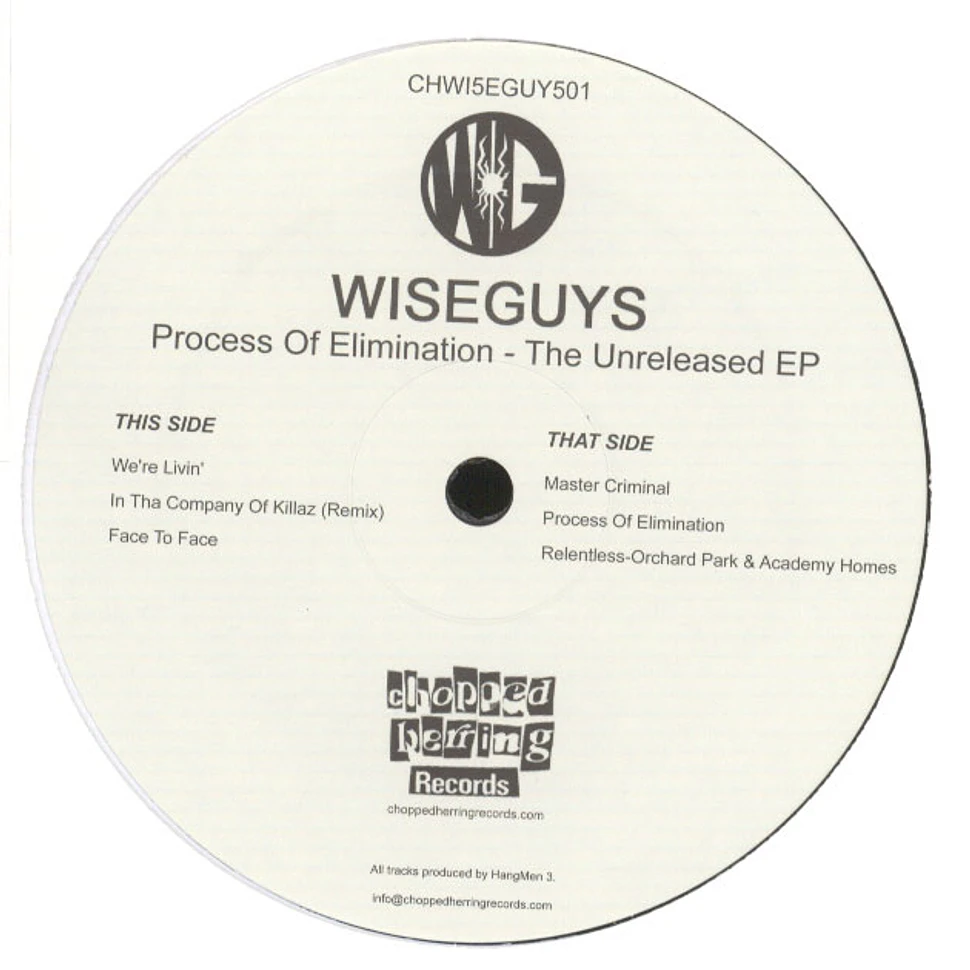 Wiseguys (The Almighty RSO, Made Men & TDS Mob) - Process Of Elimination EP