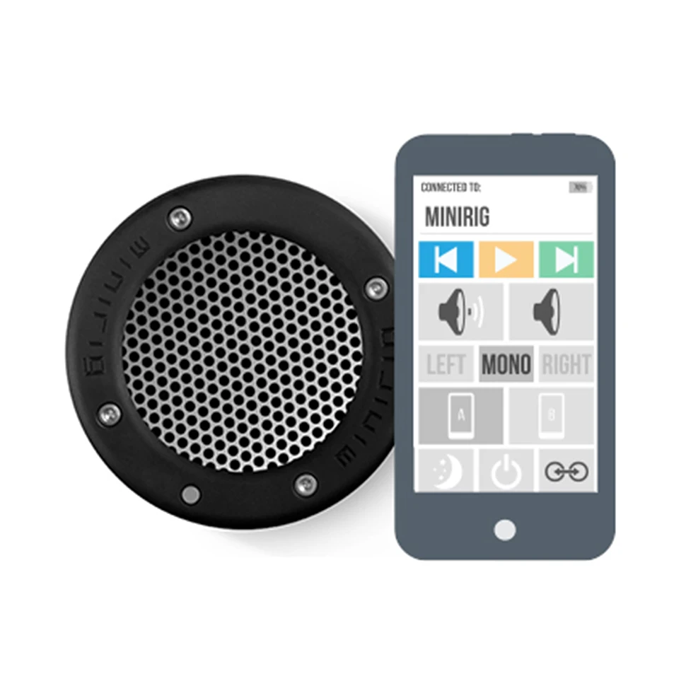 minirig - MRBT-2 Bluetooth Speaker (2.0 Stereo HHV Bundle)