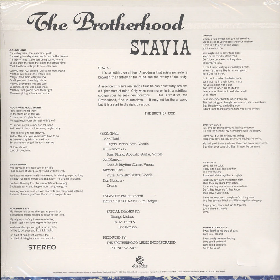 The Brotherhood - Stavia