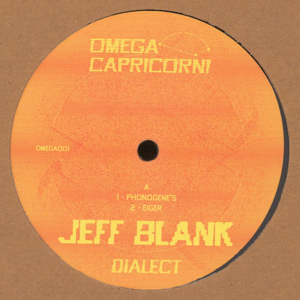 Jeff Blank - Dialect