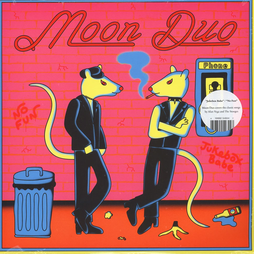 Moon Duo - No Fun / Jukebox Babe Black Vinyl Edition