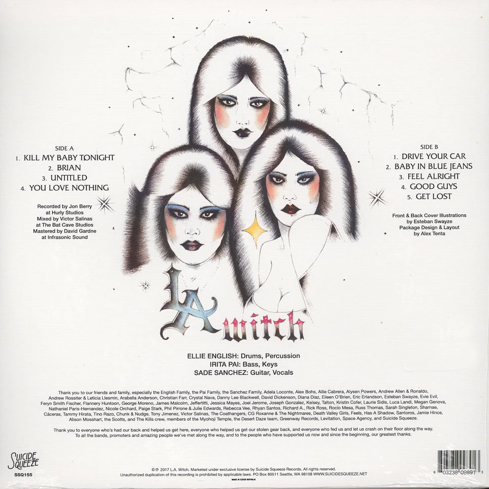 L.A. Witch - L.A. Witch Black Vinyl Edition