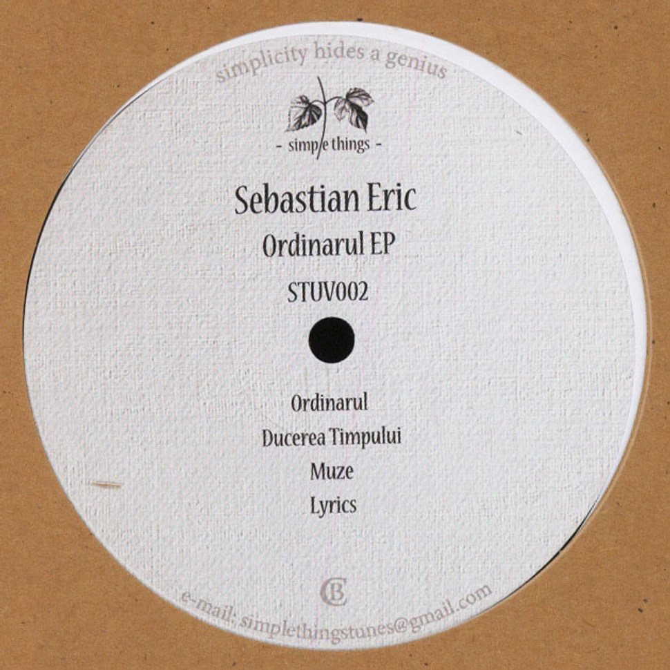 Sebastian Eric - Ordinarul EP
