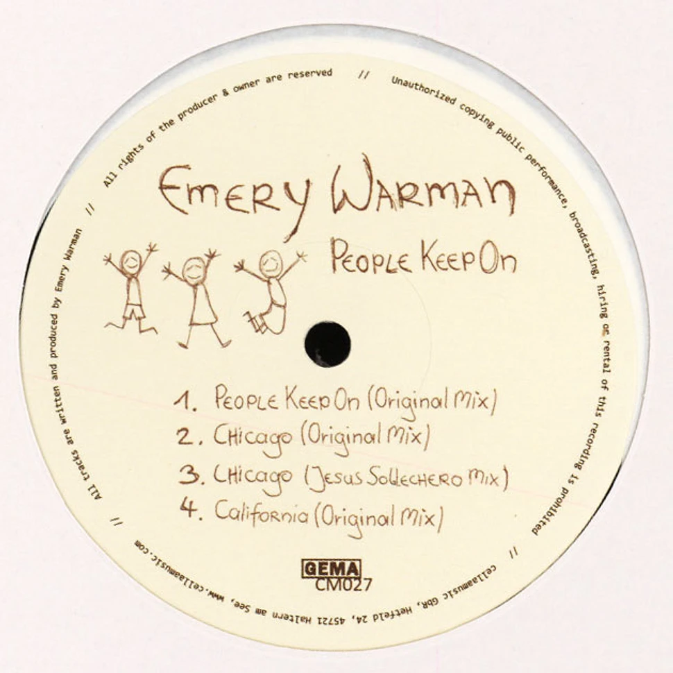 Emery Warman - People Keep On EP