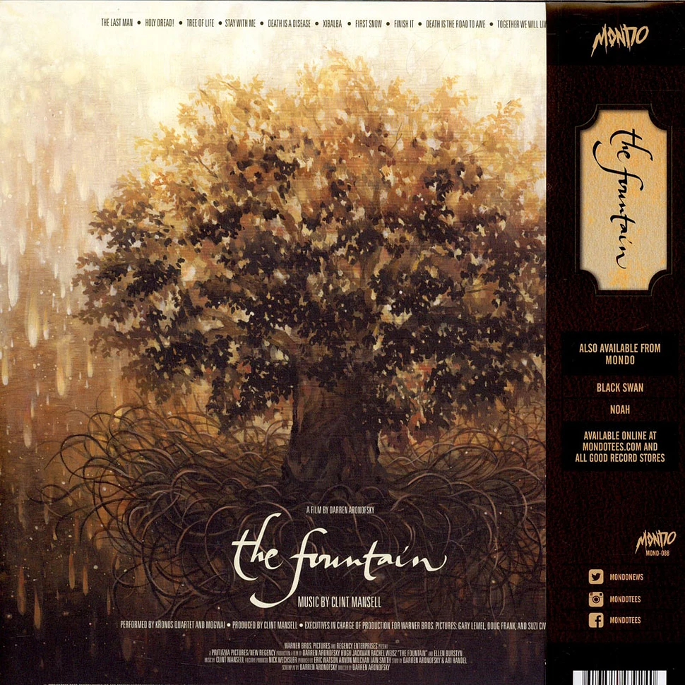 Clint Mansell Performed By Kronos Quartet & Mogwai - The Fountain (Original Motion Picture Soundtrack)