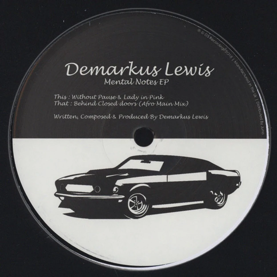 Demarkus Lewis - Mental Notes EP