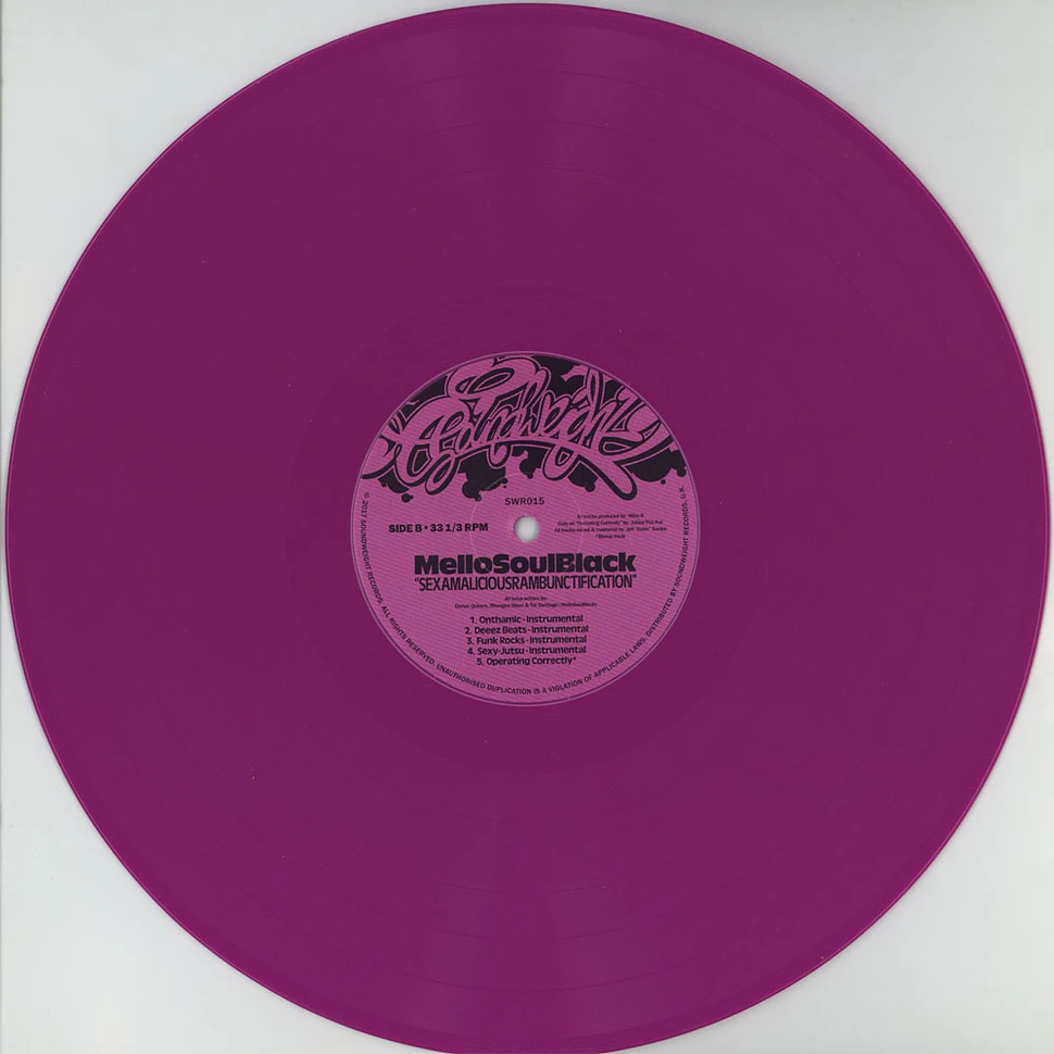 MelloSoulBlack - Sexamaliciousrambunctification Purple Vinyl Edition