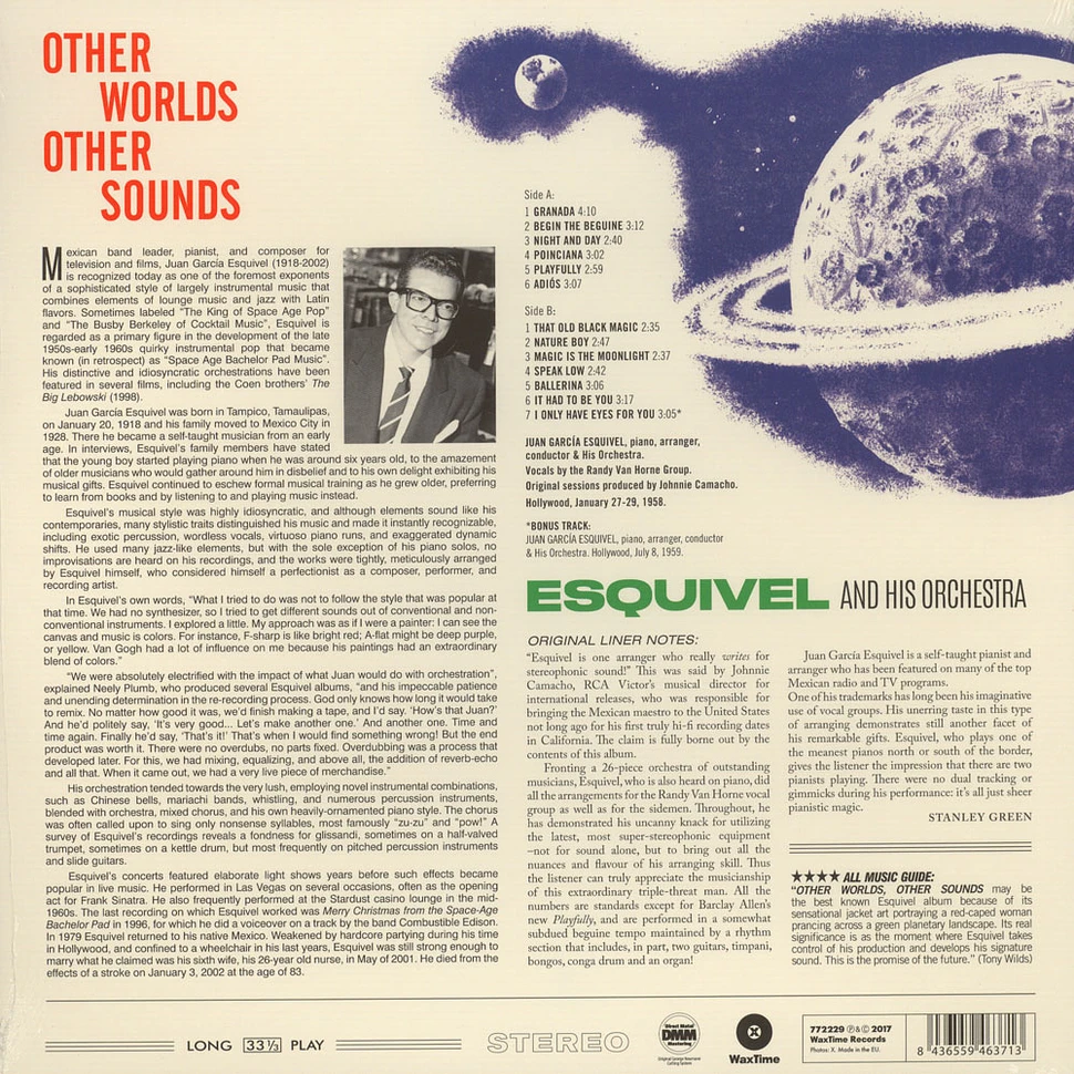 Esquivel And His Orchestra - Other Worlds. Other Sounds