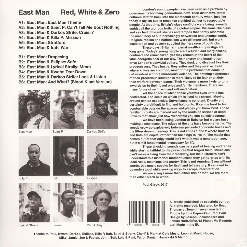 East Man - Red, White & Zero