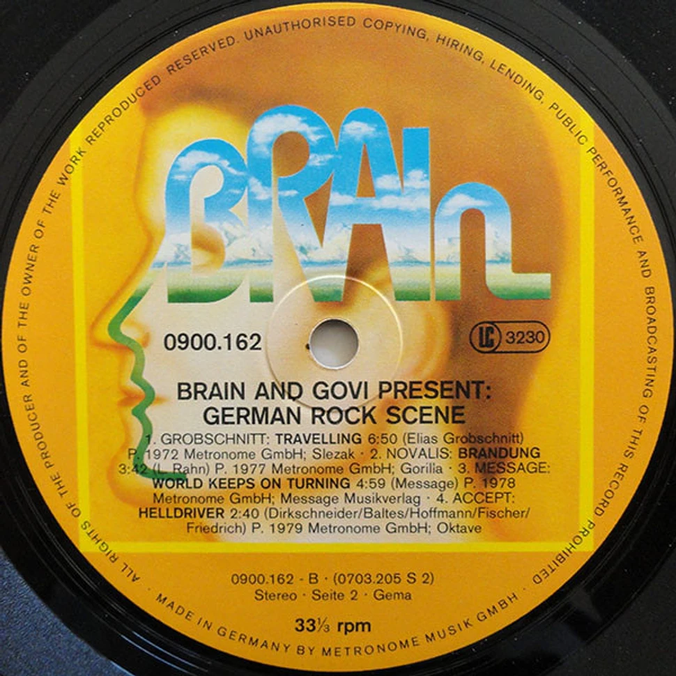 V.A. - Brain And GOVI Present: German Rock Scene Vol. V