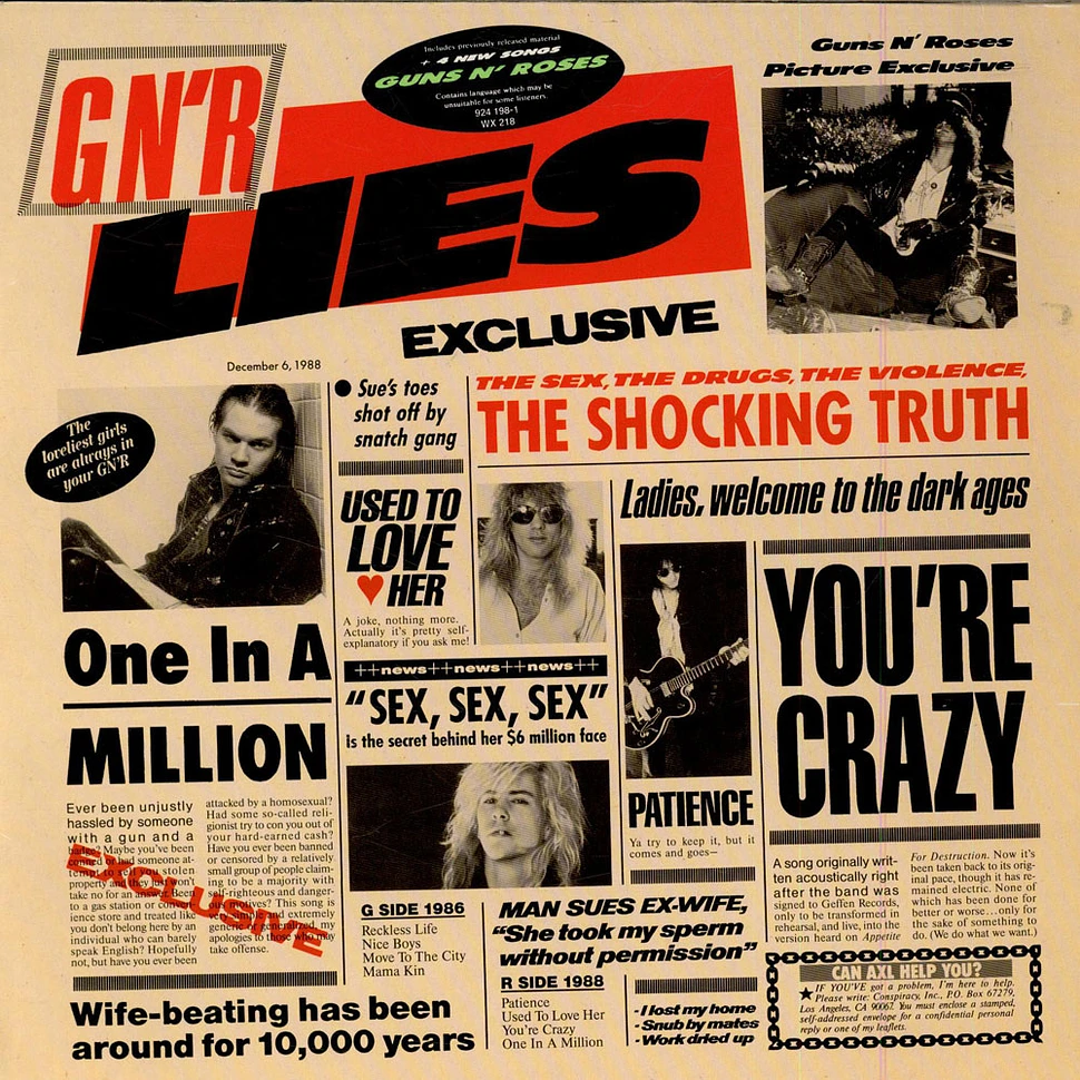 Guns N' Roses - G N' R Lies