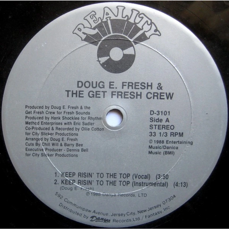 Doug E. Fresh And The Get Fresh Crew - Keep Risin' To The Top b/w Guess? Who?