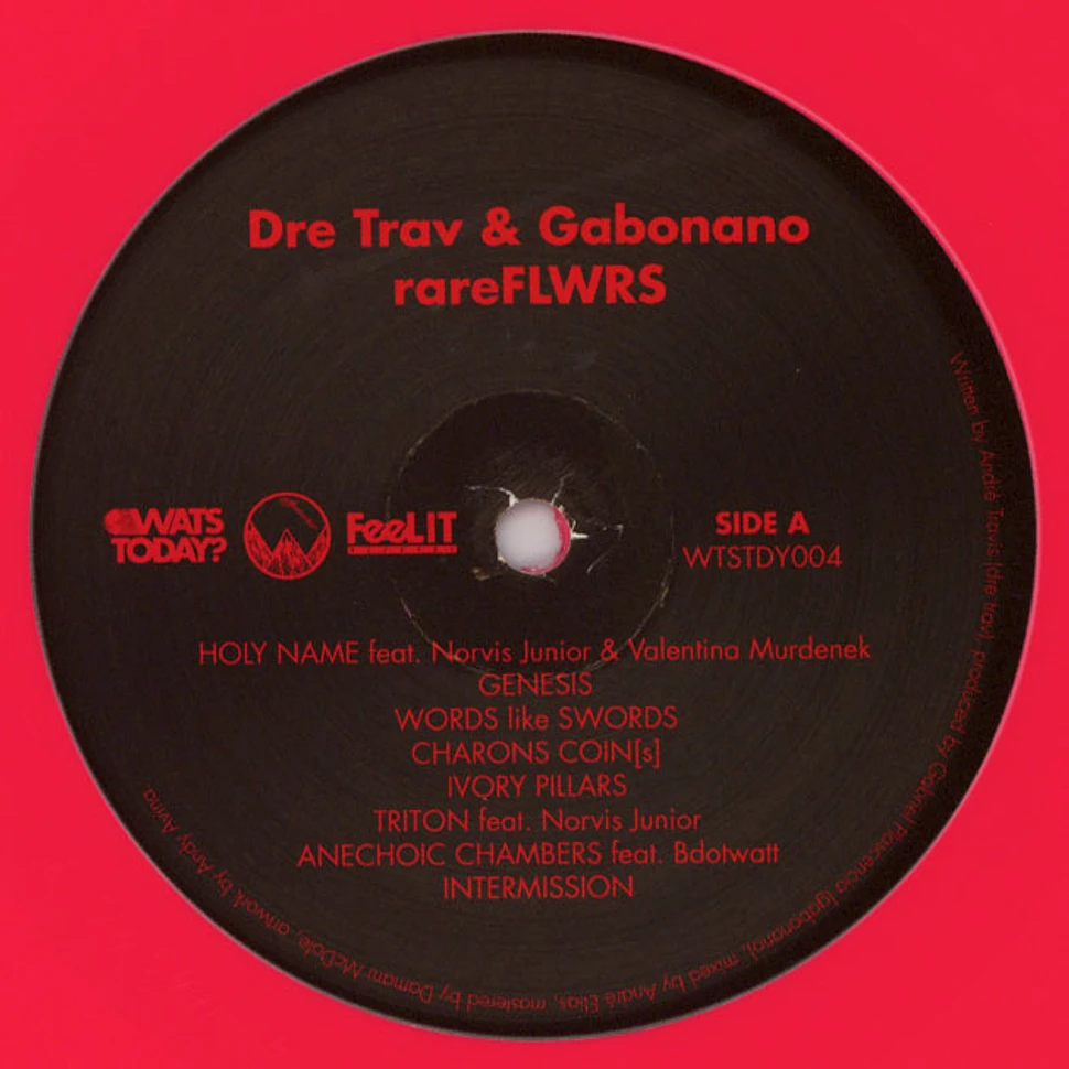 Dre Trav & Gabonano - rareFLWRS Pink Vinyl Edition