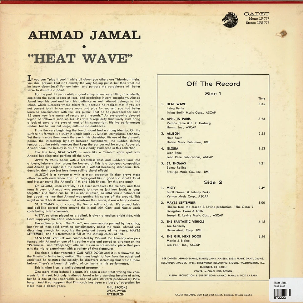 Ahmad Jamal - Heat Wave