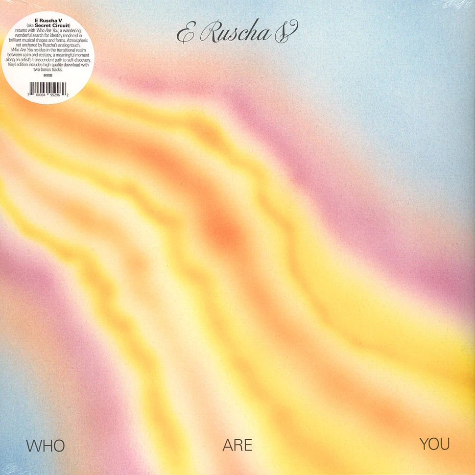 E Ruscha V - Who Are You