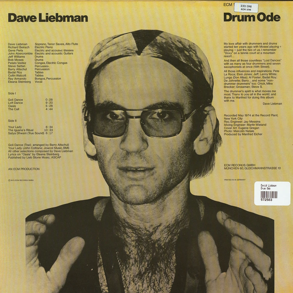 David Liebman - Drum Ode