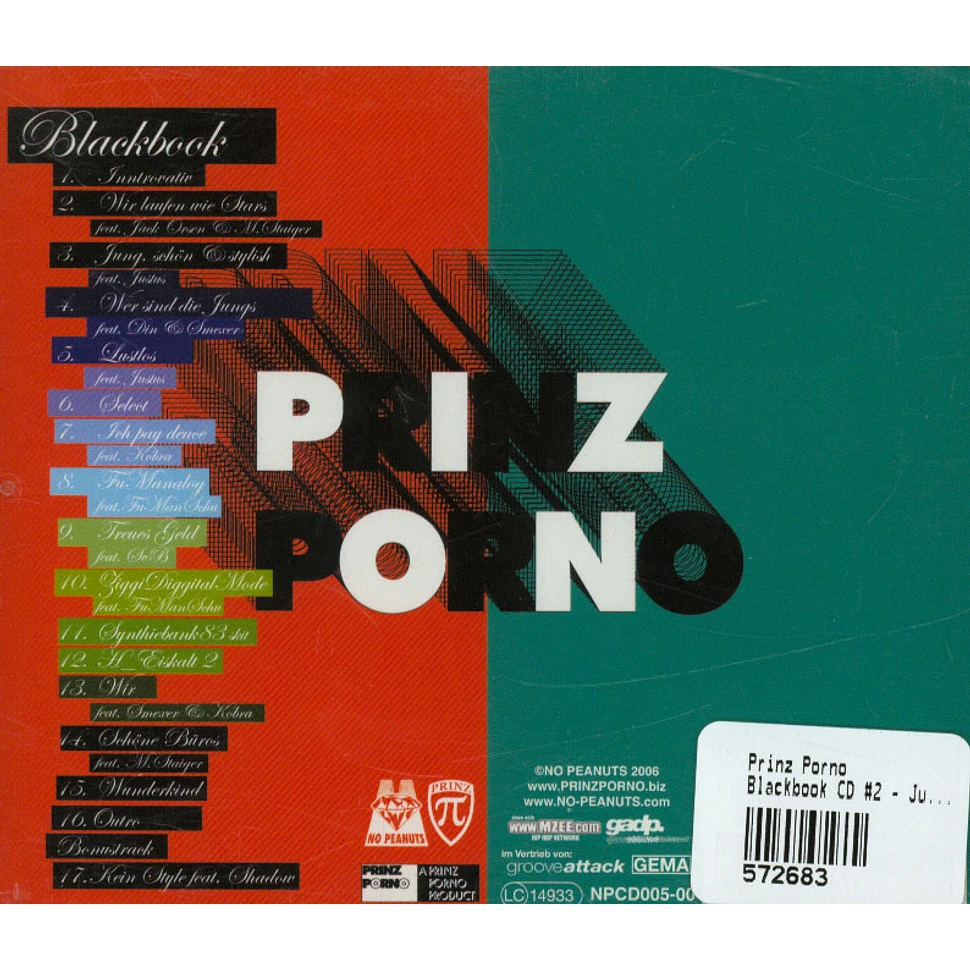 Prinz Porno - Blackbook CD #2 - Jung, Schön & Stylisch