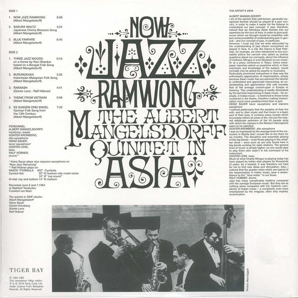 Albert Mangelsdorff Quintet - Now Jazz Ramwong