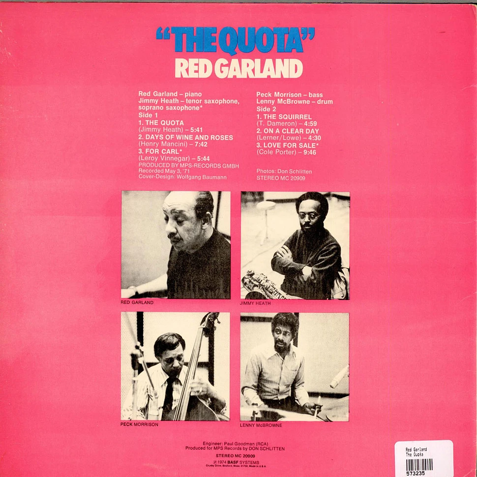 Red Garland - The Quota