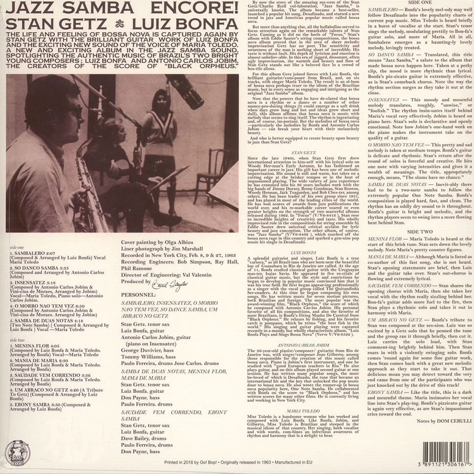 Stan Getz / Luiz Bonfa - Jazz Samba Encore!