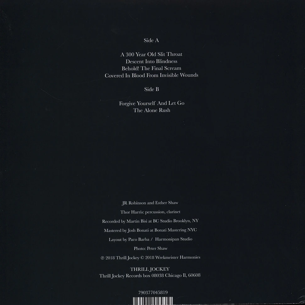 Wrekmeister Harmonies - The Alone Rush Black Vinyl Edition