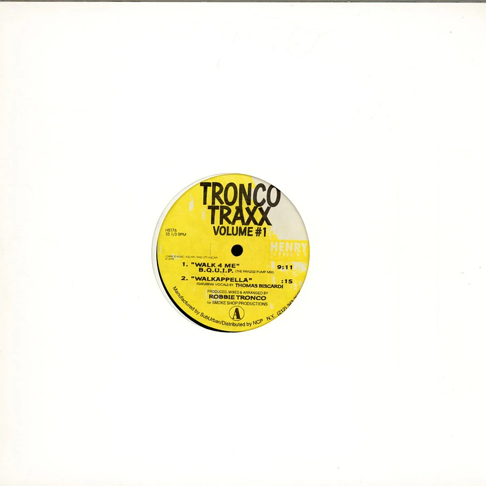 Tronco Traxx - Tronco Traxx Volume #1
