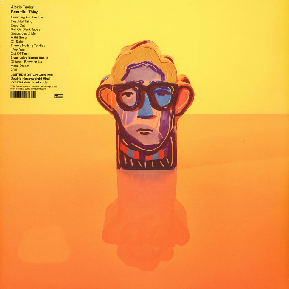 Alexis Taylor of Hot Chip - Beautiful Thing Colored Vinyl Edition