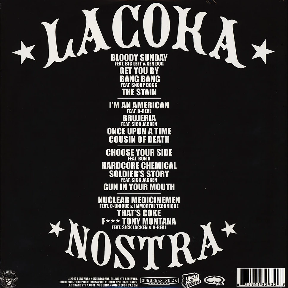 La Coka Nostra - A Brand You Can Trust White Vinyl Edition