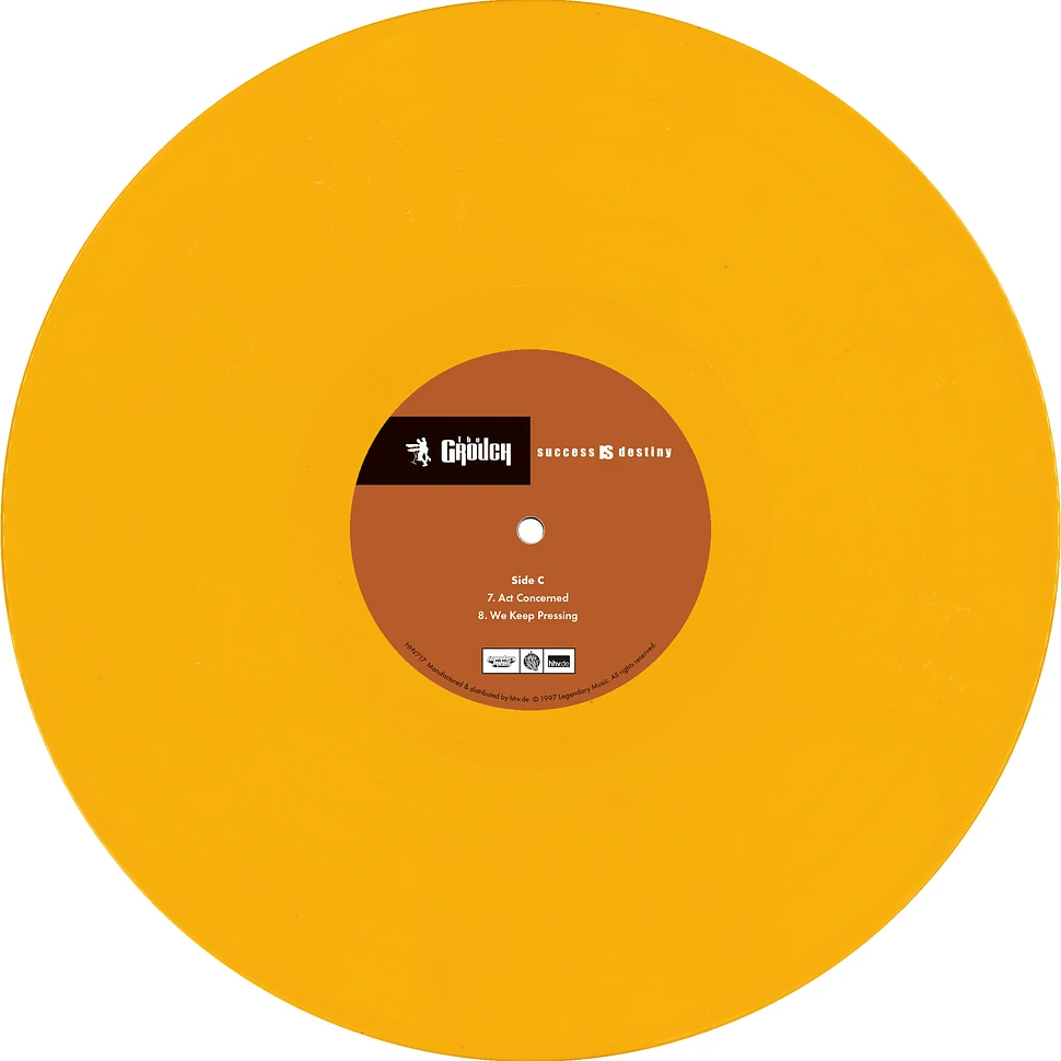 The Grouch - Success Is Destiny Yellow Vinyl Edition